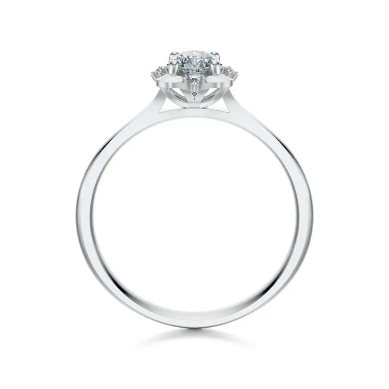 Pierścionek białe złoto z diamentami AJPZ_139